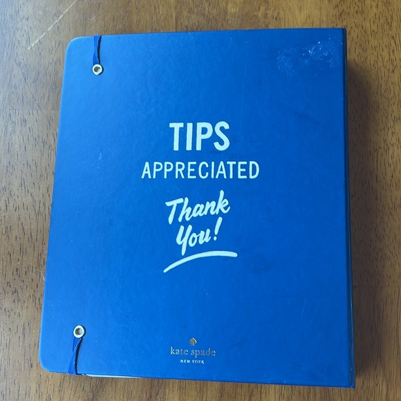 Kate Spade Made to Order Recipe Book Good Condition Blank Inside not written in - Picture 2 of 13
